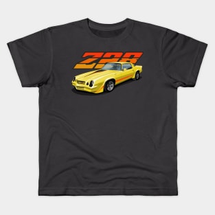 1981 Chevrolet Camaro Z28 in yellow Kids T-Shirt